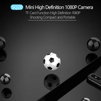 Mini Kamera HD 1080P-Sensor, nattesyn Videokamera Motion Mikro DVR Kamera Sport DV Lille Video Optager Kamera Cam SQ20