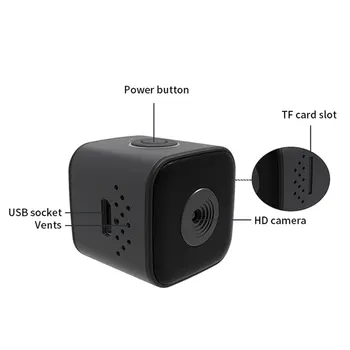 Mini Kamera WIFI SQ28 Vandtæt Bærbare Udendørs Action-Videokamera Med 1080p High Definition Night Vision CMOS-Sensor Optager