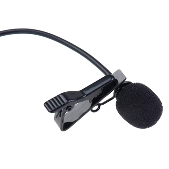 Mini Lavalier knaphulsmikrofon Dual Ledes Optagelse Klip På Mic usb-Interface