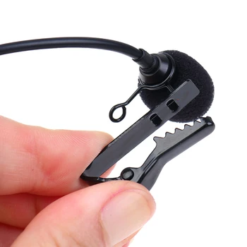 Mini Lavalier knaphulsmikrofon Dual Ledes Optagelse Klip På Mic usb-Interface