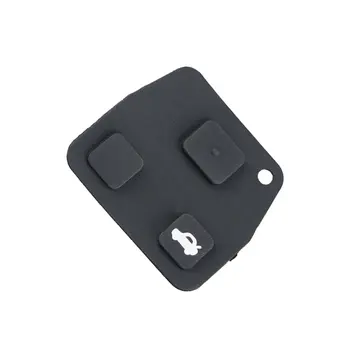 Mini Remote vigtig Sag for Toyota Gummi pad til 2-eller 3-knappen nede fob tilfælde Yaris Corolla Avensis reparation