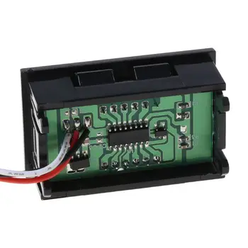 Mini-Voltmeter Tester Digitale Spænding Test-Batteri DC 0-40V Rød/Blå/Grøn Auto Bil D7WA