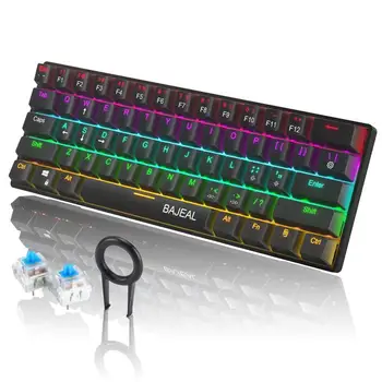 Mk-606-61 Vigtige Mekaniske Tastatur Kablede Led-Baggrundsbelyst Akse Gaming Mekanisk Tastatur Til Desktop