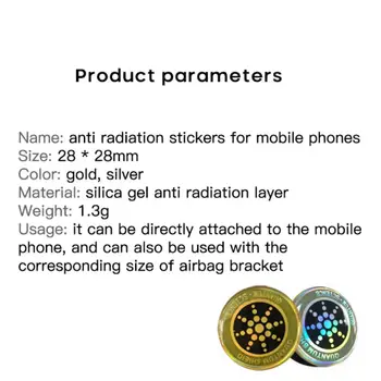 Mobiltelefon Anti-stråling Quantum Afskærmning Mærkat EMF Film Mobiltelefon Anti-stråling Mærkat Velegnet Til Android IPhone
