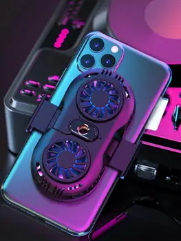 Mobiltelefon Radiator Justerbar Bærbare Gaming Telefonen Køligere Ventilator Holder køleplade Universal til 4-6.5 Inches Telefon