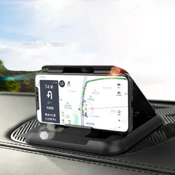 Mobiltelefon Understøtter Navigation Desktop Phone Holder Bilen Anti-skid Silikone sugekop Justerbar Smartphone Holder
