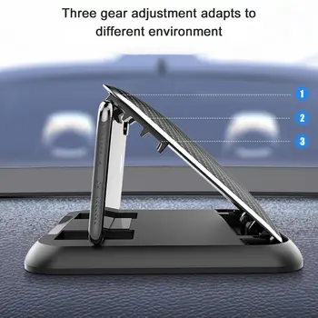 Mobiltelefon Understøtter Navigation Desktop Phone Holder Bilen Anti-skid Silikone sugekop Justerbar Smartphone Holder