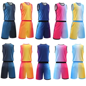 Mode 2021 Nyeste Sæson Mænds Basketball Jersey Kits,Sublimeret Basketball Uniformer,College Hold i USA Basketball Sæt Tøj