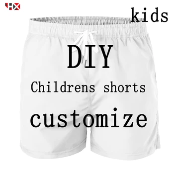 Mode Børns Shorts 3D-Print DIY Personlig Design Kids Billede/Foto/Star/Sanger/Anime Afslappet Dreng Pige Shorts X523