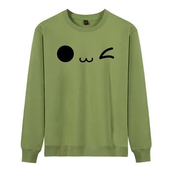 Mode Kawaii Grafisk Kvindelige Sweatshirts Søde Sjove Ansigt Hipster Pullover Kvinder Efteråret Afslappet Med Lange Ærmer Bomuld Kvinder Tøj