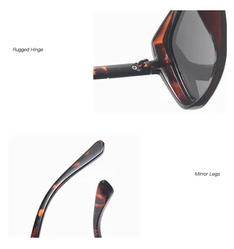 Mode Plast Cat Eye Kvinder Overdimensionerede Solbriller Brand Designer Vintage Retro Spejl solbriller Til Kvinder UV400 Oculos