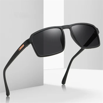 Mode TR Polariserede Solbriller Mænd Classic Box Business Elastisk Spejl Ben UV-Beskyttelse Kørsel Sol Briller