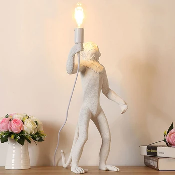 Moderne Kreativitet harpiks abe LED E27 gulvlampe hamp reb loft gulv lampe moderne interiør belysning dekoration stående lamper