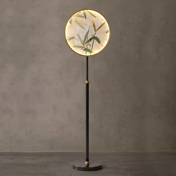 Moderne led-glas væg lamper til stuen lampara de pie rattan gulvlampe tripot