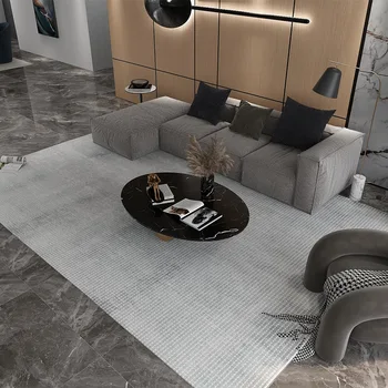 Moderne minimalistisk firkantet tæppe, indendørs stue sofa, tæppe, non-slip dekorative blødt område tæppe soveværelse stort tæppe