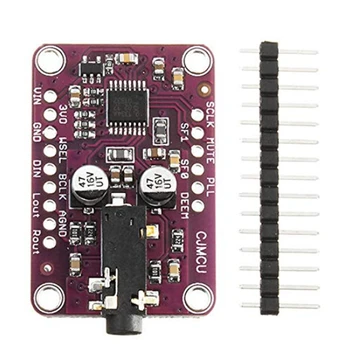 Modul CJMCU-1334 Uda1334A I2S Development Board Lyd, for 3,3 V-5V Stereo Bord Modul I2S Dac-Dekoder O2D1