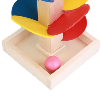 Montessori Pædagogisk legetøj Blokke Træ-Træ, Marmor Bold, Køre Spor Spil Baby Børn Børn Intelligens Tidlig Pædagogisk Legetøj