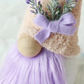 Mors Dag Gnome Lavendel Tomte svenske Nisse Skandinaviske Elf, Dwarf Gård Køkken Hylde Differentieret Skuffe Dekorationer
