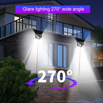 Motion Sensor Gade Lampe Gangbro Lys væglampe Øko-venlige Holdbar Sikkerhed Lampe Hegn Sol Lys