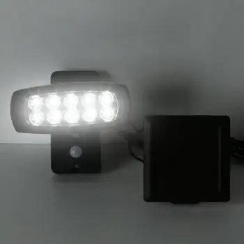 Motion Sensor Solar Light 10 LED Værftet væglampe er Vandtæt Udendørs Haven for Husstanden, Udendørs indre Gårdhave Ornament