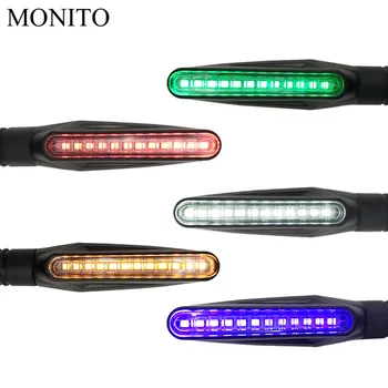 Motorcykel blinklys LED-Lys, der Strømmer Vand Flimmer Blinklys lampe Til Honda VFR800 VFR750 VTR1000 CBR 125R 300R 500R RC51