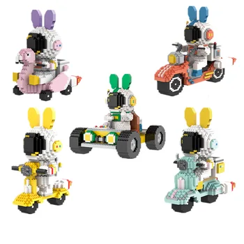 Motorcykel byggesten Søde Kreative Motorcykel Minifigures Mursten 3D-Model Legetøj, som Børn Fødselsdagsgave Dekorative Ornamenter