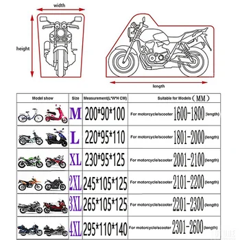 Motorcykel Dækker Vandtæt Cykel Funda Moto Housse For HONDA SH 125I FORZA 300 2019 VARADERO XL1000 FORZA 125 CBR250R PCX 2019