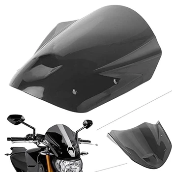 Motorcykel Forrude Forrude med Monteringsbeslag Skruer for Yamaha MT-09 FZ-09 FZ MT 09 2013 2016