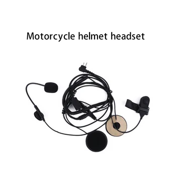 Motorcykel Headset til Hjelm Walkie-Talkie Headset Sticky Headset med Finger Vandtæt TOT-Universal Port K