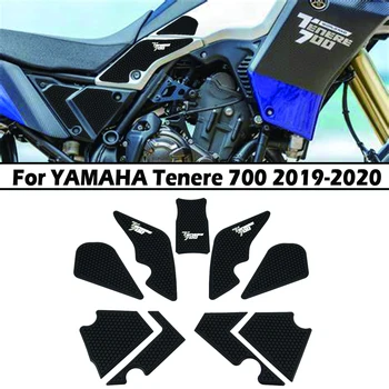 Motorcykel, Non-slip Side Brændstof Tank Klistermærker Vandtæt Gummi Pad Mærkat For YAMAHA Tenere 700 T700 XTZ 690 T 700 2019 2020