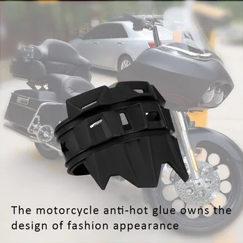 Motorcykel Universal Udstødning Rør Knuse-Resistente Beskyttelse Lyddæmper Beskyttelse Gummi Anti-Hot Lim Øko-venlige måde