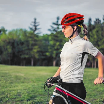 Mountainbike styrthjelm Justerbar Cykling cykelhjelm god Ventilation Sved-absorberende & Hud-venlige Modstandsdygtighed over for Stød