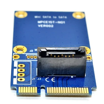 MSATA til SATA Adapter-Kort Mini SATA til 7Pin SATA-Mini-PCIe-Udvidelse SATA Lodrette Adapter-Kort Understøtter Fuld Højde