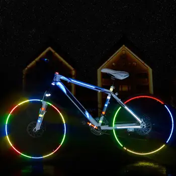 MTB Motorcykel Road Bike Dekorative Reflekterende Mærkat Lysende sikkerhedsudstyr Cykel Mærkat