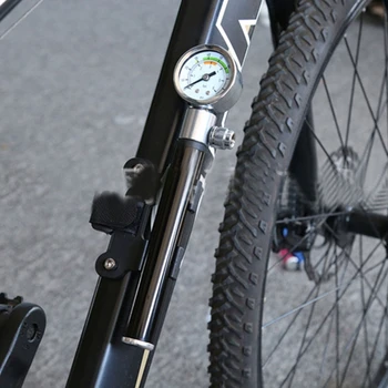 MTB-Pumpe Bærbare Mini Oppustelige Rør Cykel Mountainbike Pumpe, 210 PSI K3NC