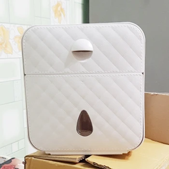 Multifunktionelle Papirholder Vandtæt Vægmonteret Toilet Papir Papirholder Toilet Opbevaring Af Papir