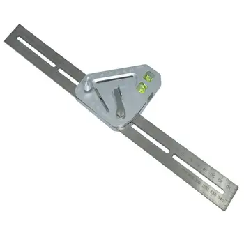 Multifunktionelle Vinkel Lineal Aluminium Vaterpas Måleværktøj