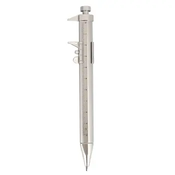 Multifunktions-Gel Blæk Pen Vernier Caliper Rullelejer Bolden Pen Papirvarer Ball-Point Ball-Point 0,5 mm Drop shipping