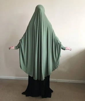 Muslimske Lang Khimar Formel Bøn Tøjet Hijab Kvinder Ramadan Niqab Burka Islamiske Tyrkiet Namaz Burka Musulman Eid Jilbab Djellaba