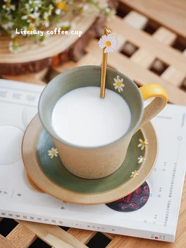Mælk Cup Kawaii Keramisk Kunst Vand Krus Håndlavede Små Taza Personalizada Tyrkisk Te Kopper Unikt Designet Og Krus Udsøgt