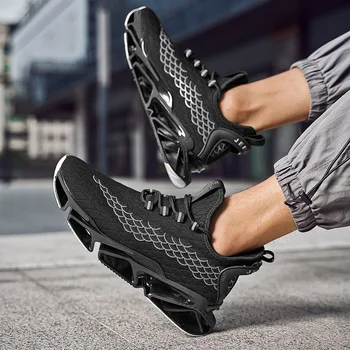 Mænd Blade Sko Sneakers Sko Casual Fashion High Top Fashion i Høj Kvalitet, Non-slip Walking Sko Zapatillas Calzado Hombre