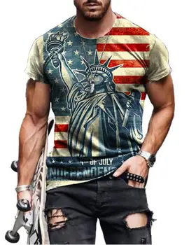 Mænd er Sommer 3D Printet Trekant T-Shirt Hip-Hop oversize t-shirt på Tværs af Stil, Korte Ærmer Tøj triangulum mands T-shirt 3d