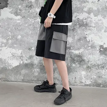 Mænd ' s Cargo Shorts Afslappet Oversize Bukser 2021 Mand af Mode koreanske Streetwear Shorts Mandlige Hip Hop Bukser