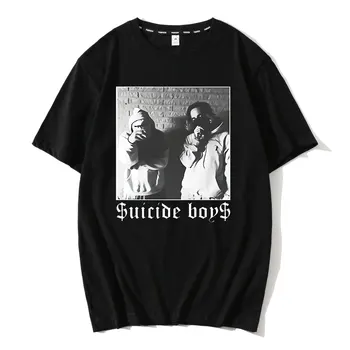 Mænd t-Shirt $uicideboy$ Selvmord Voksen Herre T-shirt Suicideboys Hip Hop Rap-Shirt Mænd Bomuld Tee Classic Cool t-Shirt Plus Størrelse