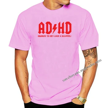 Mænd Tshirt ADHD Motorvejen Til Hey! Unisex T-Shirt Med Printet T-Shirt T-Shirts Top
