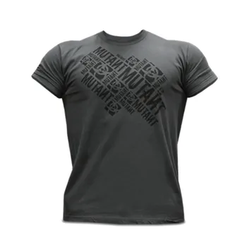 Mænd Tshirt Sommeren kortærmet Skjorte Grafisk Trykt Bodybuilding Fitness Workout T-shirt Hip Hop Mode