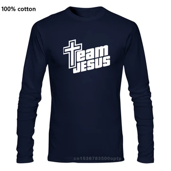 Mænd tshirt Team Jesus T-shirt T-Shirt til kvinder T-Shirt t-shirts top