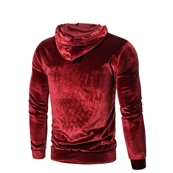 Mænd Tøj 2021 Efterår og Vinter Nye Hot Salg Mænd ' s Sweatshirt Casual Mode koreanske Velvet Flerfarvet Solid Farve Mand Hættetrøjer