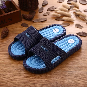 Mænds sandaler 2021 Mandlige sommeren forebygge glat, uden for mode tøfler ord beach sandaler husstand personlighed mænd sandaler