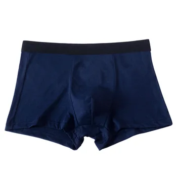 Mænds undertøj af bomuld, personlighed, komfortable, åndbar og komfortabel elastisk boxer trusser